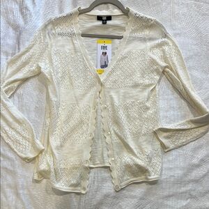 NWT Frye Women's Cream Sweater